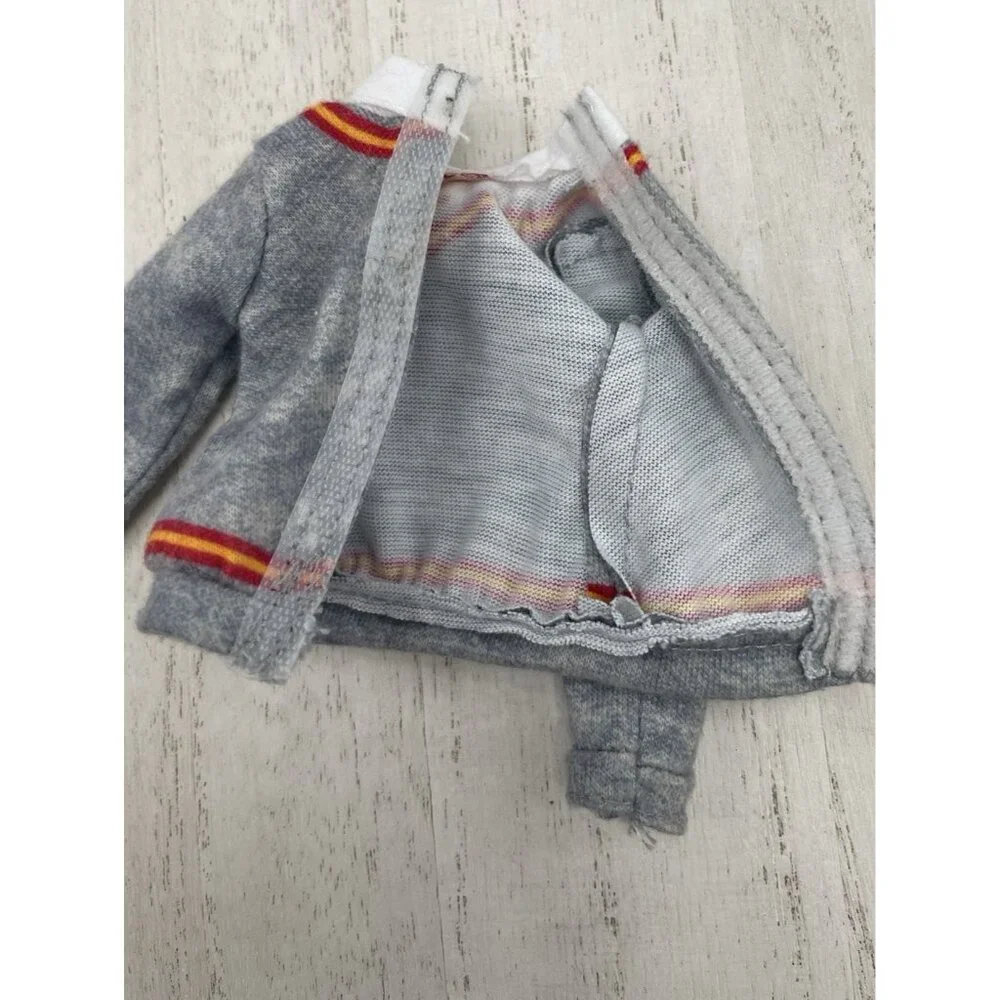 Harry Potter 10 inch Doll Clothes Accessory Gray Shirt with Collar and Tie - Picture 7 of 7